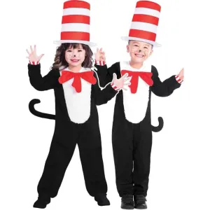 Dr Seuss The Cat in the Hat Jumpsuit Costume