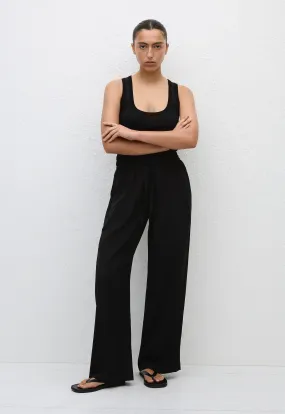 Drawstring Trouser - Black