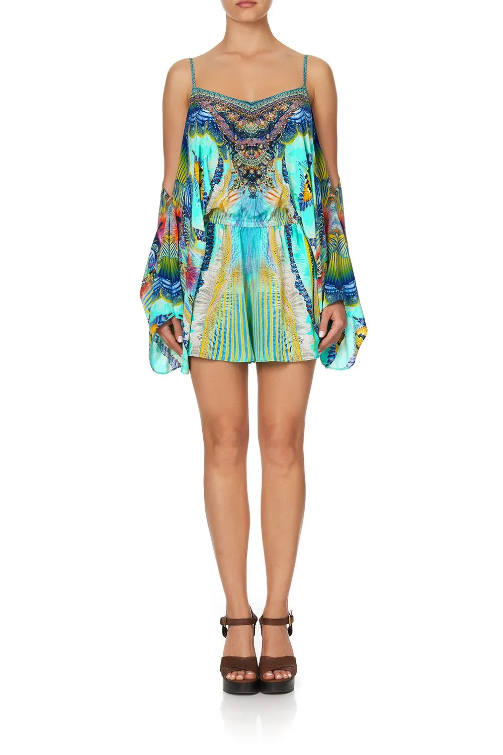 DROP SHOULDER PLAYSUIT REEF WARRIOR