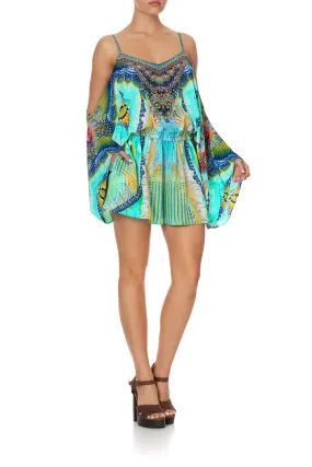 DROP SHOULDER PLAYSUIT REEF WARRIOR