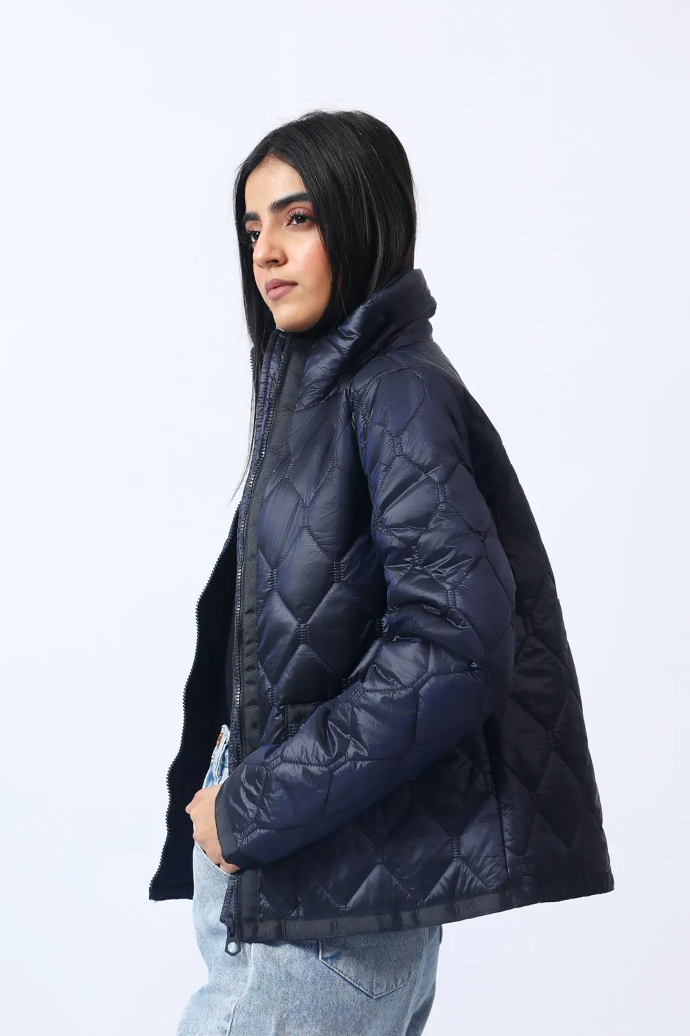 DUO CHROME PUFFER JACKET