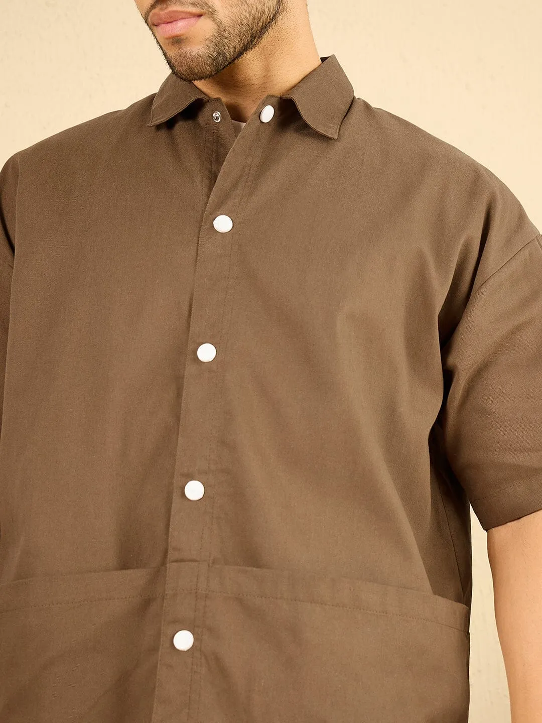 Dusty Brown Tactical Shirt