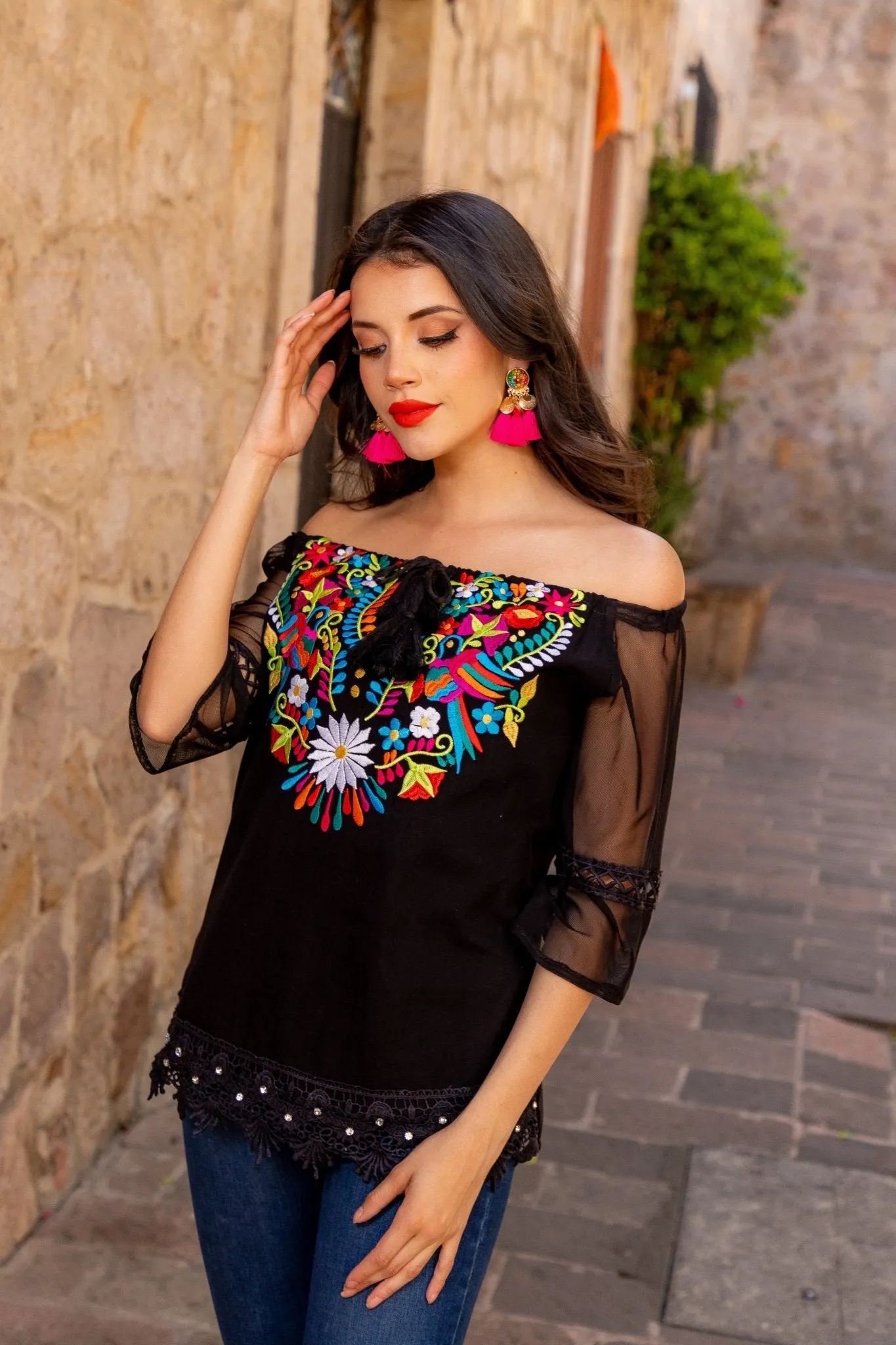 Esther Mesh Blouse