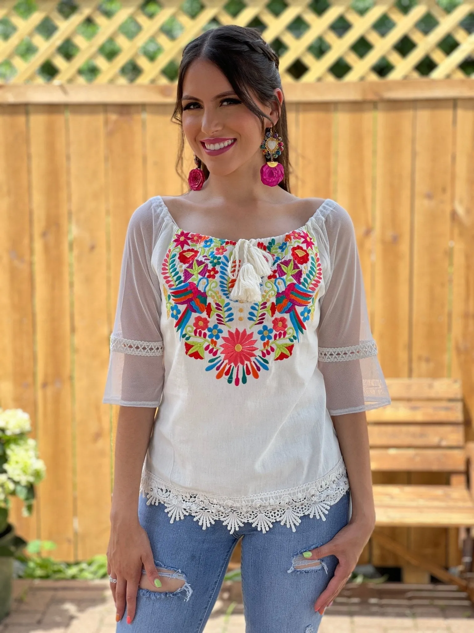 Esther Mesh Blouse