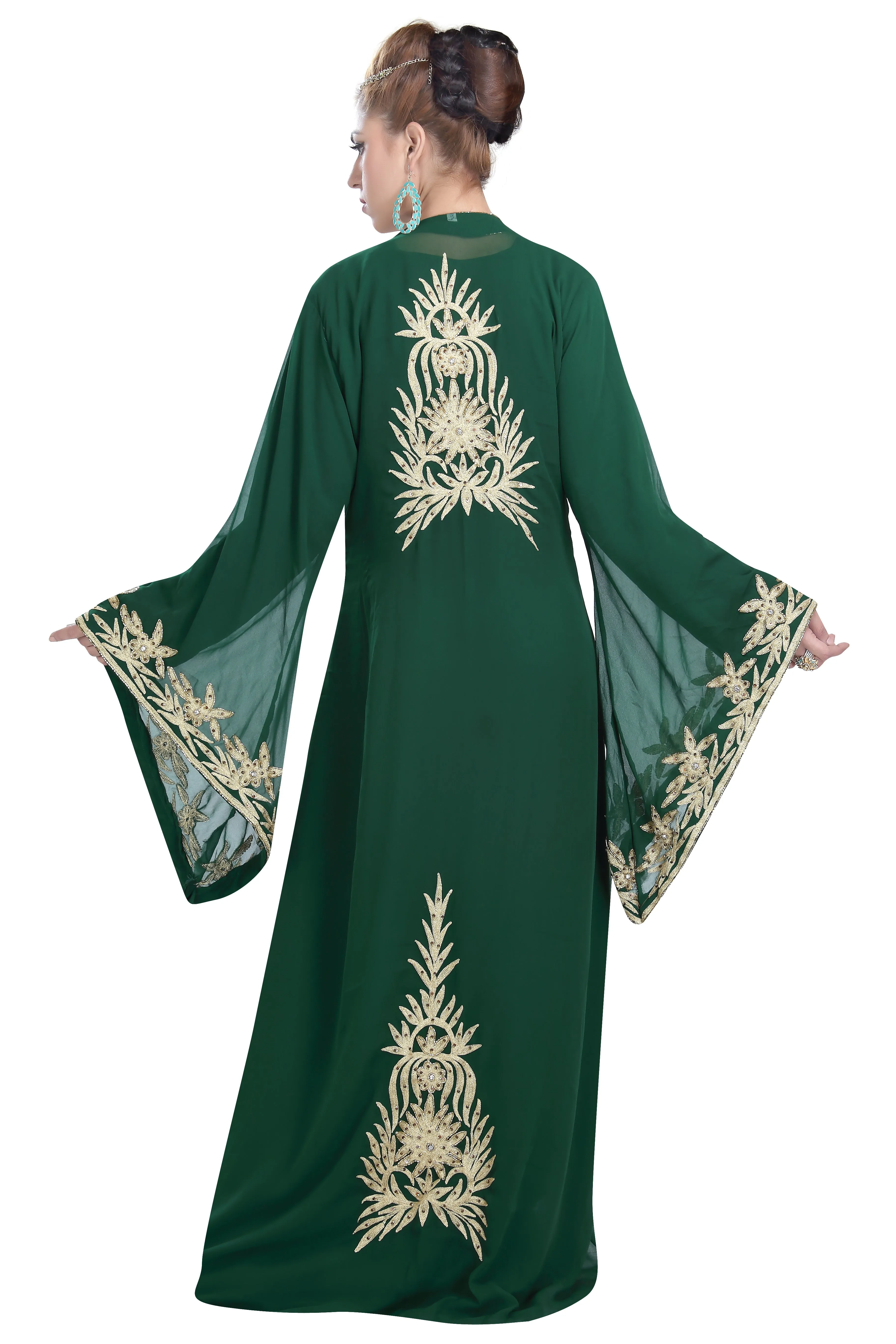 Evening Tea Party Wear Arabian Gown