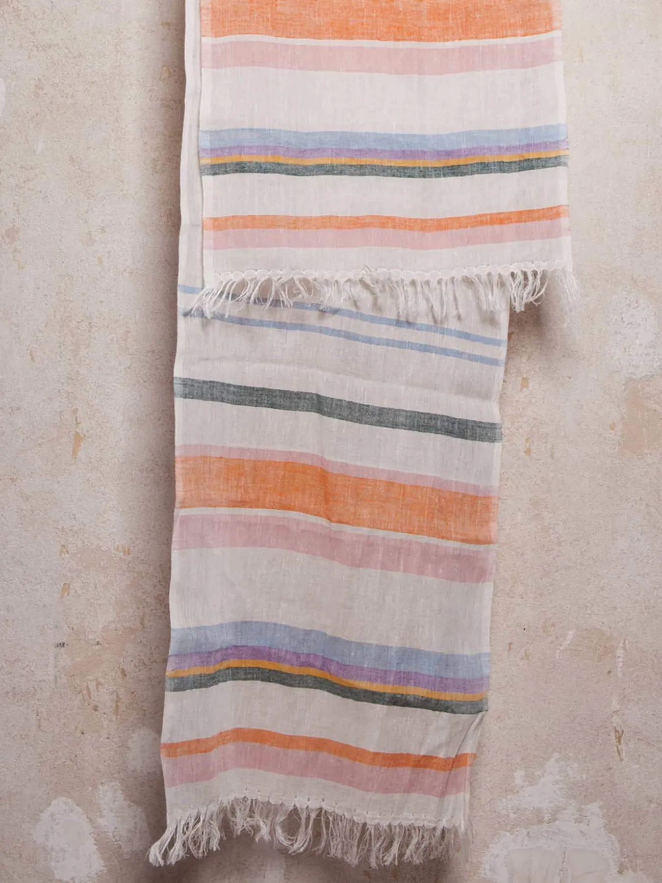 Extra-long Light Summer Scarf, Multicolour