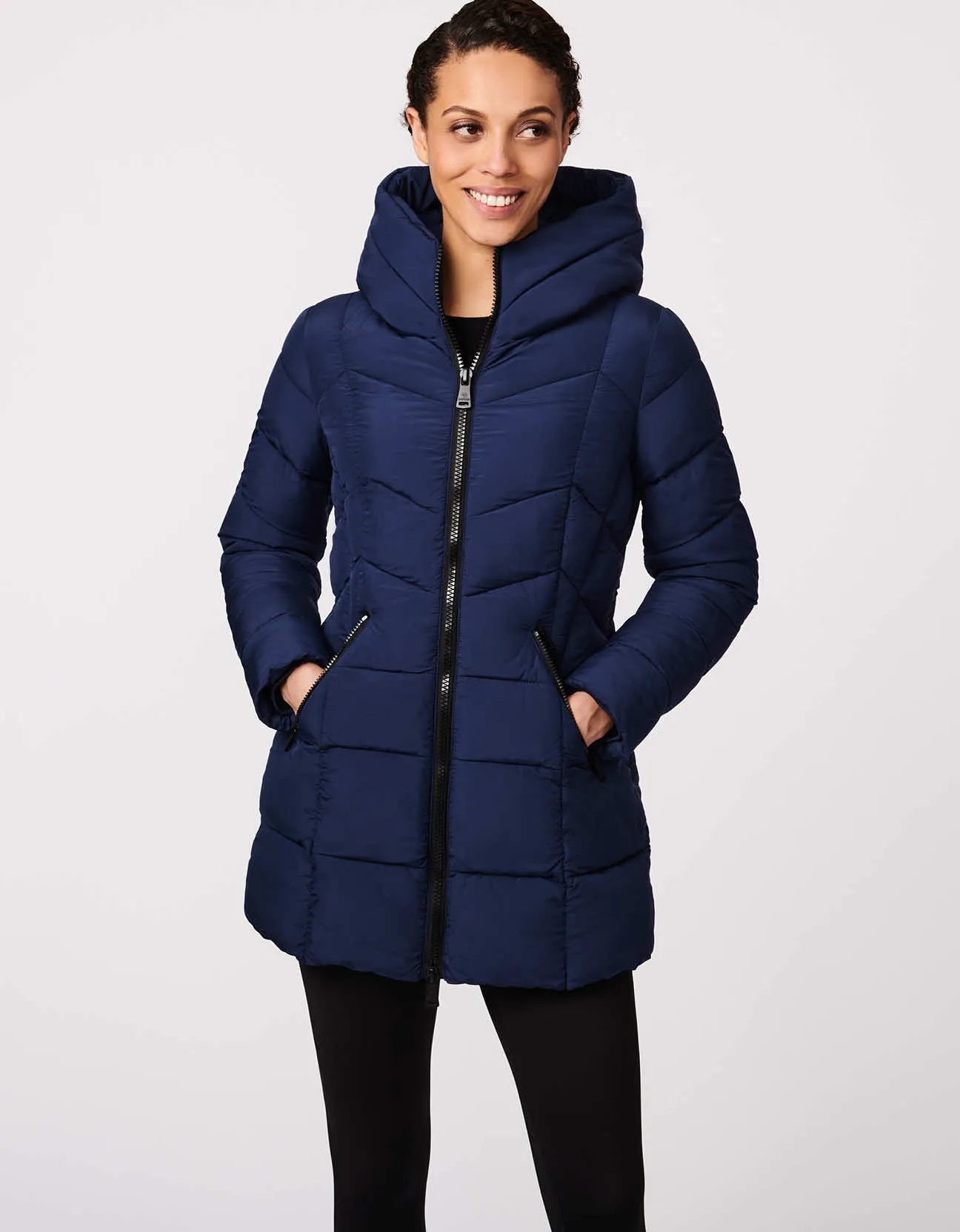 Fab Funnel Quilted Puffer Jacket