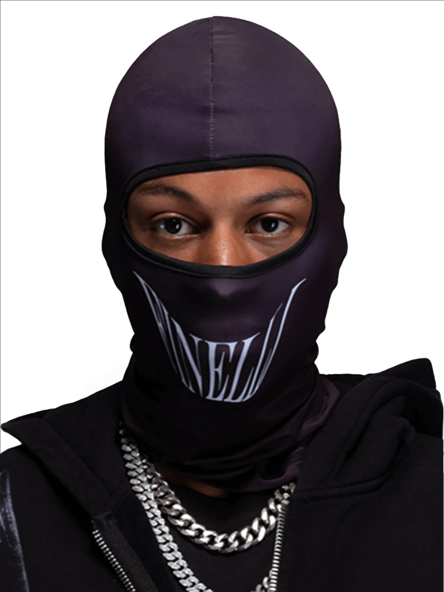 FINELLI Balaclava Maske Black/White