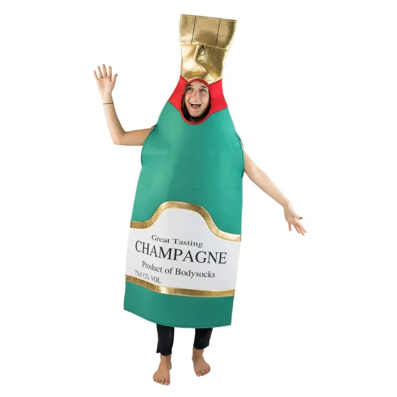 Foam Champagne Bottle Novelty Adult Costume