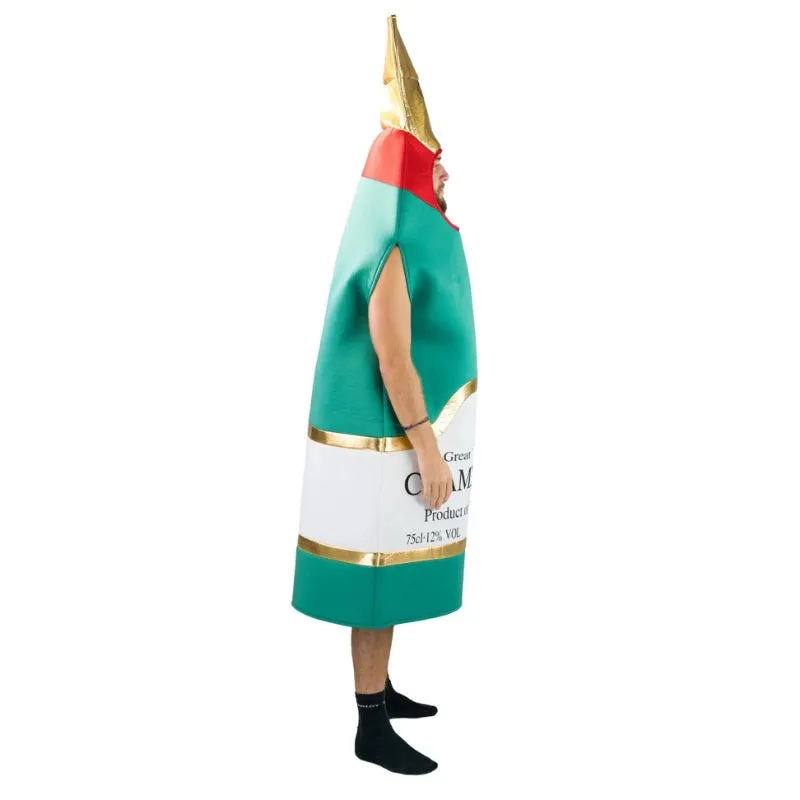 Foam Champagne Bottle Novelty Adult Costume