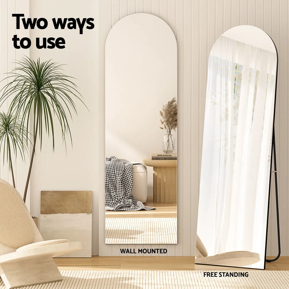 Full-Length Mirror with Aluminium Frame & Bracket - Embellir