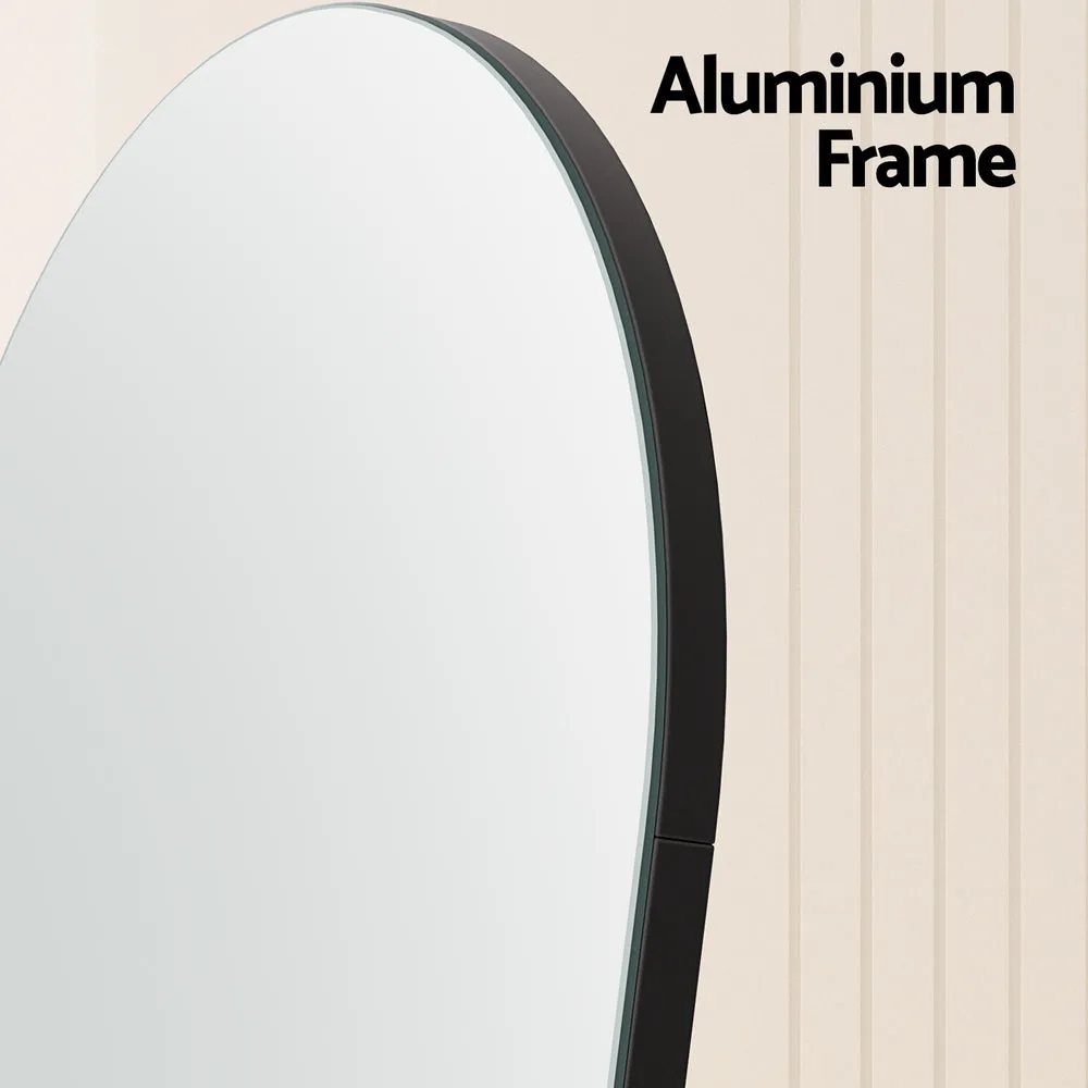 Full-Length Mirror with Aluminium Frame & Bracket - Embellir