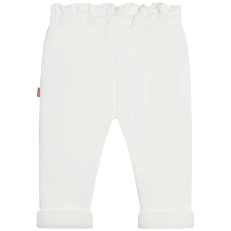 Girls Ivory Joggers