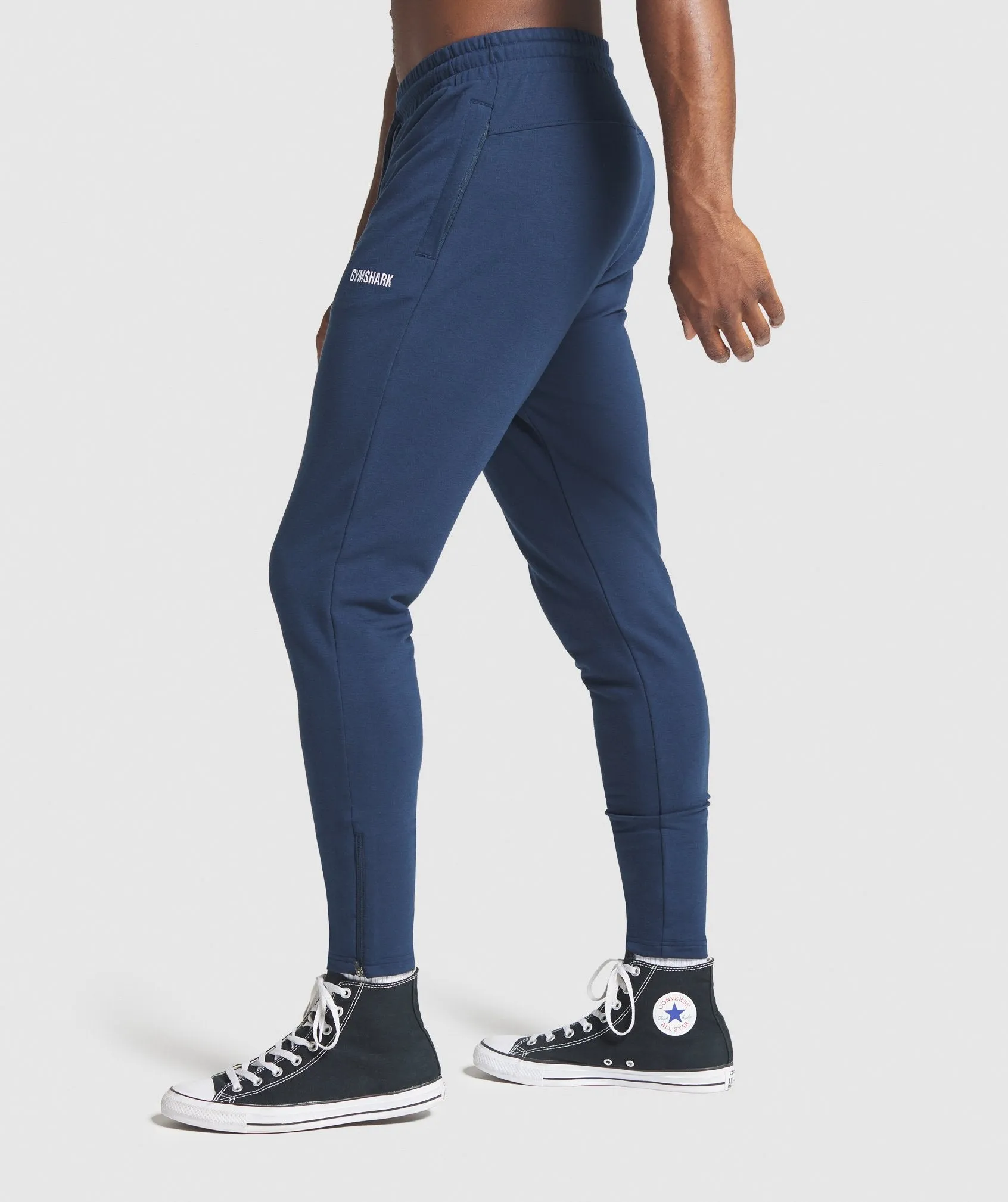 Gymshark Fit Tapered Joggers - Navy