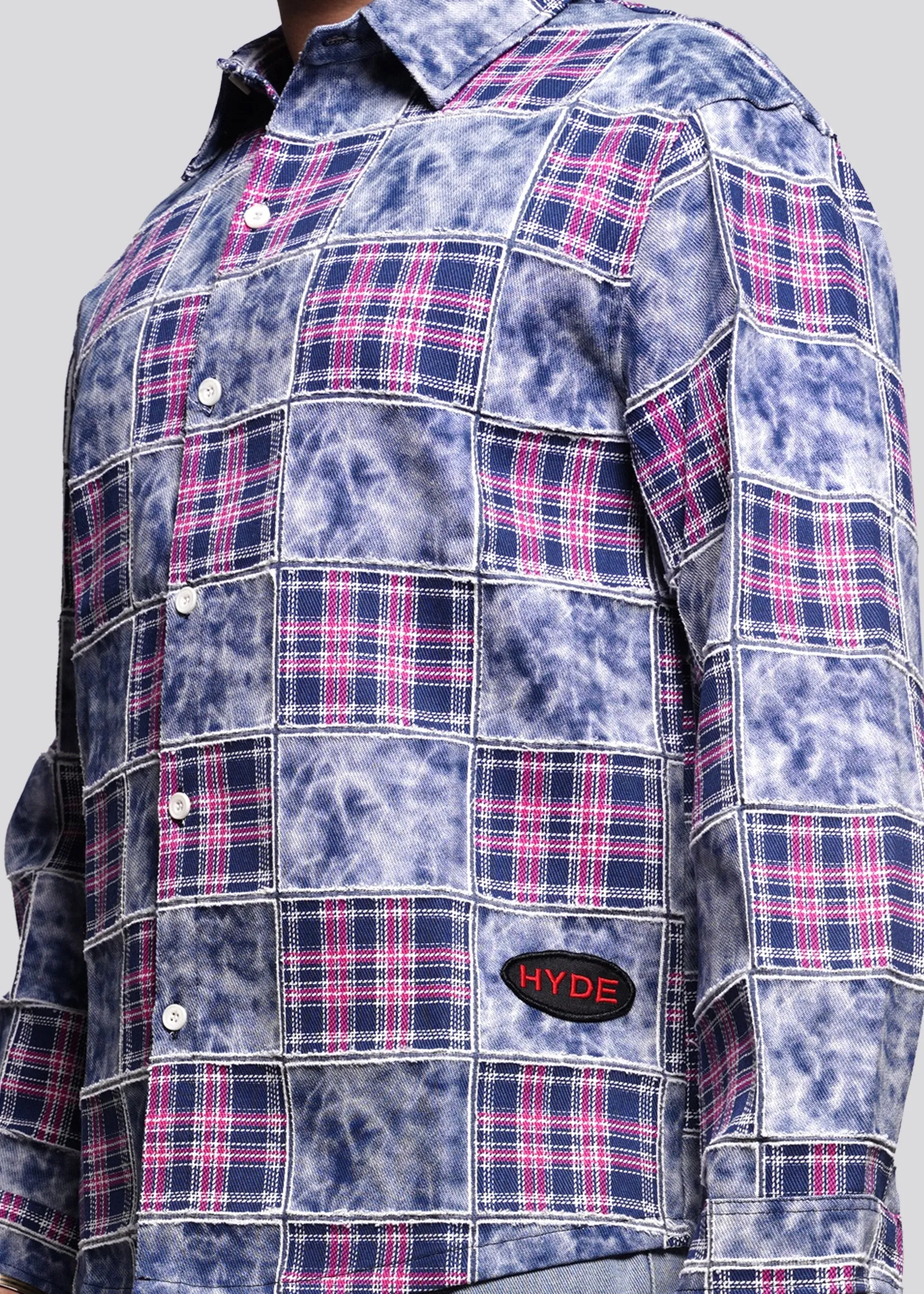 HEAVY WEIGHT DENIM CHECK SHIRT