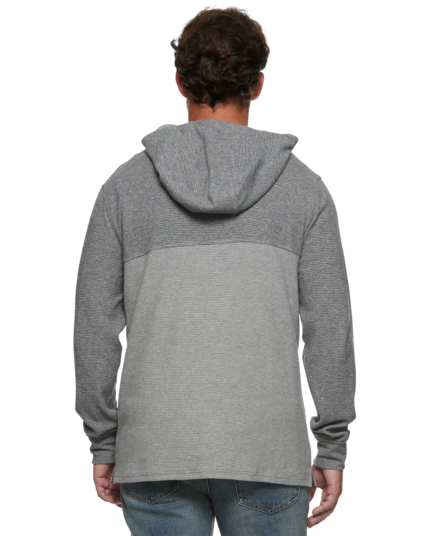 HERO STRETCH KNIT HOODED HENLEY