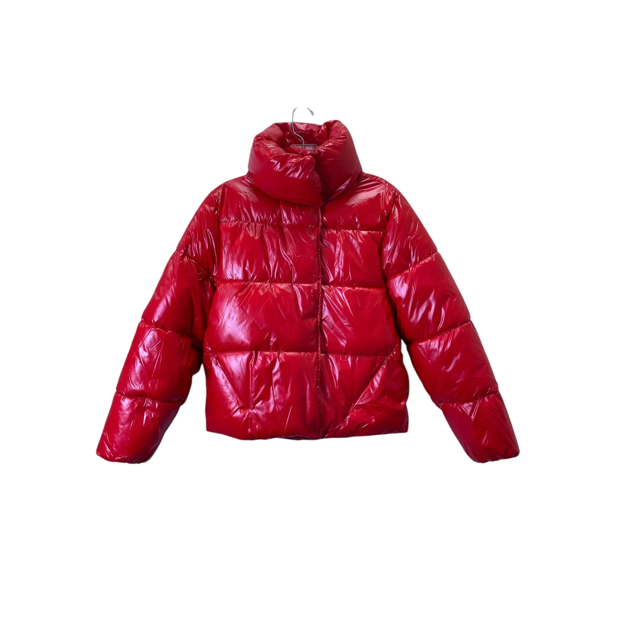 Jacket Puffer & Quilted By A New Day In Red, Size:Xs