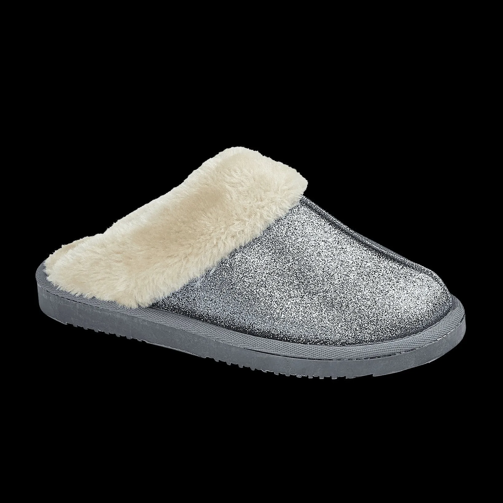 Jo & Joe Women's Winter Warm Fur Luxury Slip-On Mule Booties