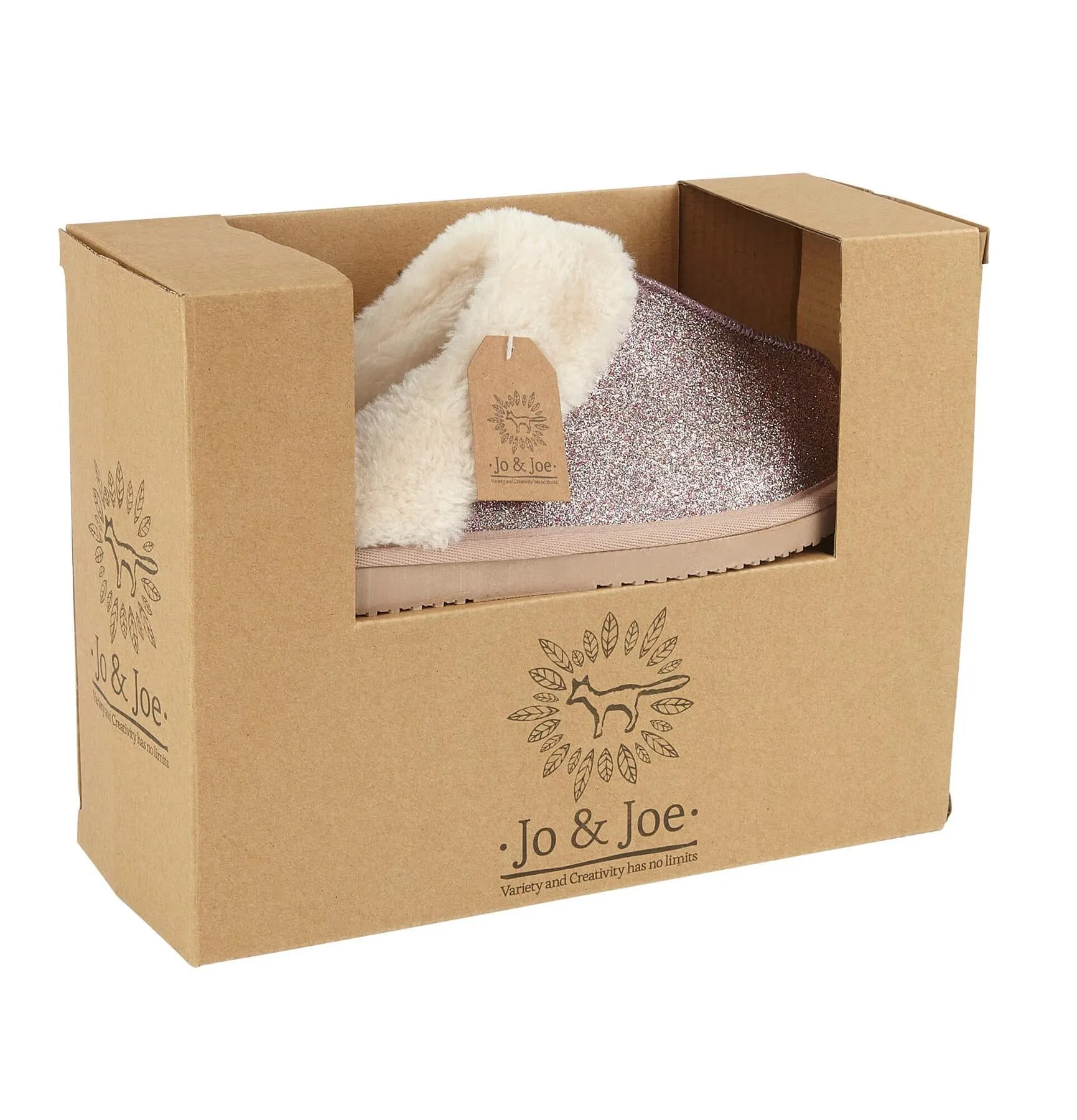 Jo & Joe Women's Winter Warm Fur Luxury Slip-On Mule Booties