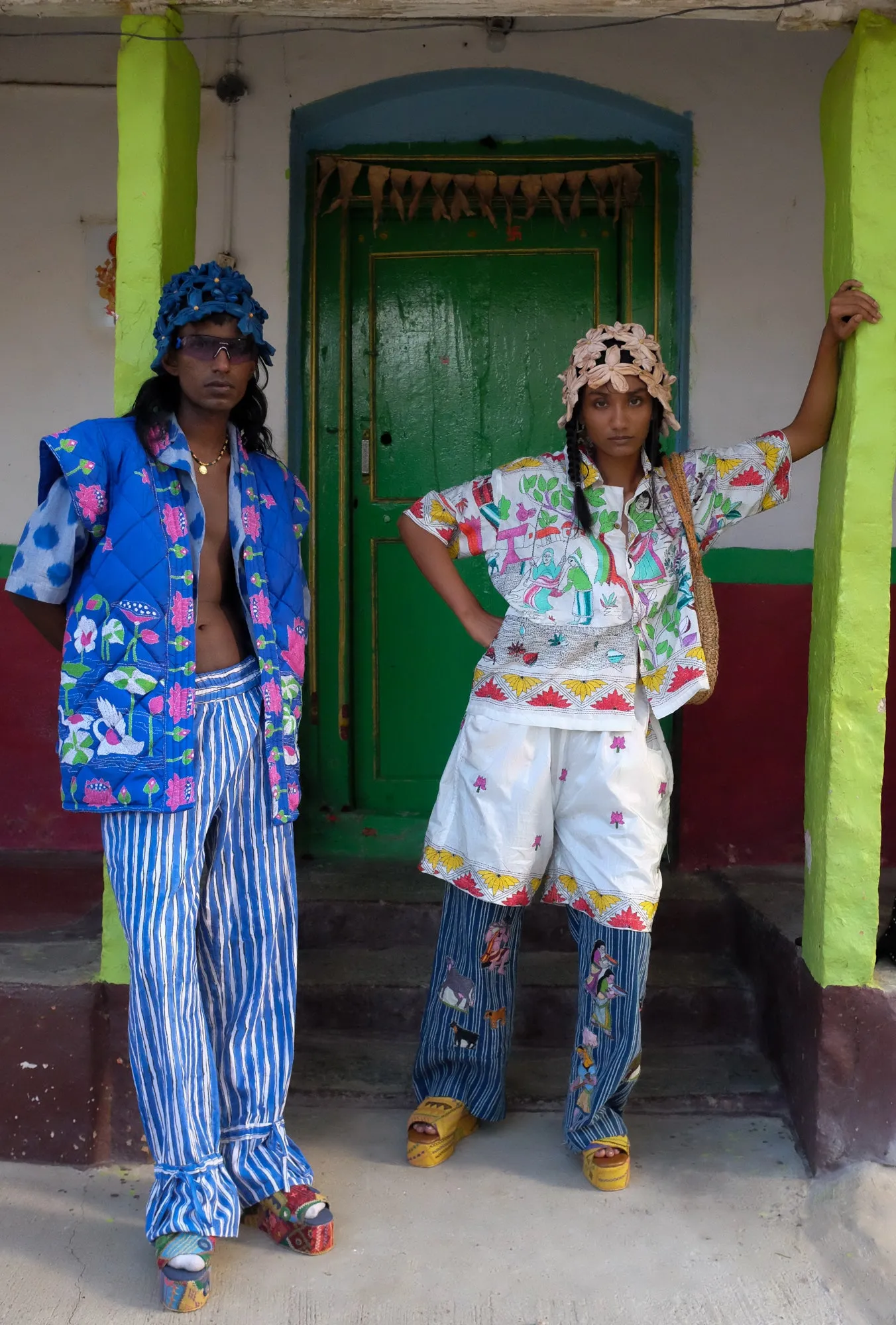 Kantha Village & Lotus Shirt