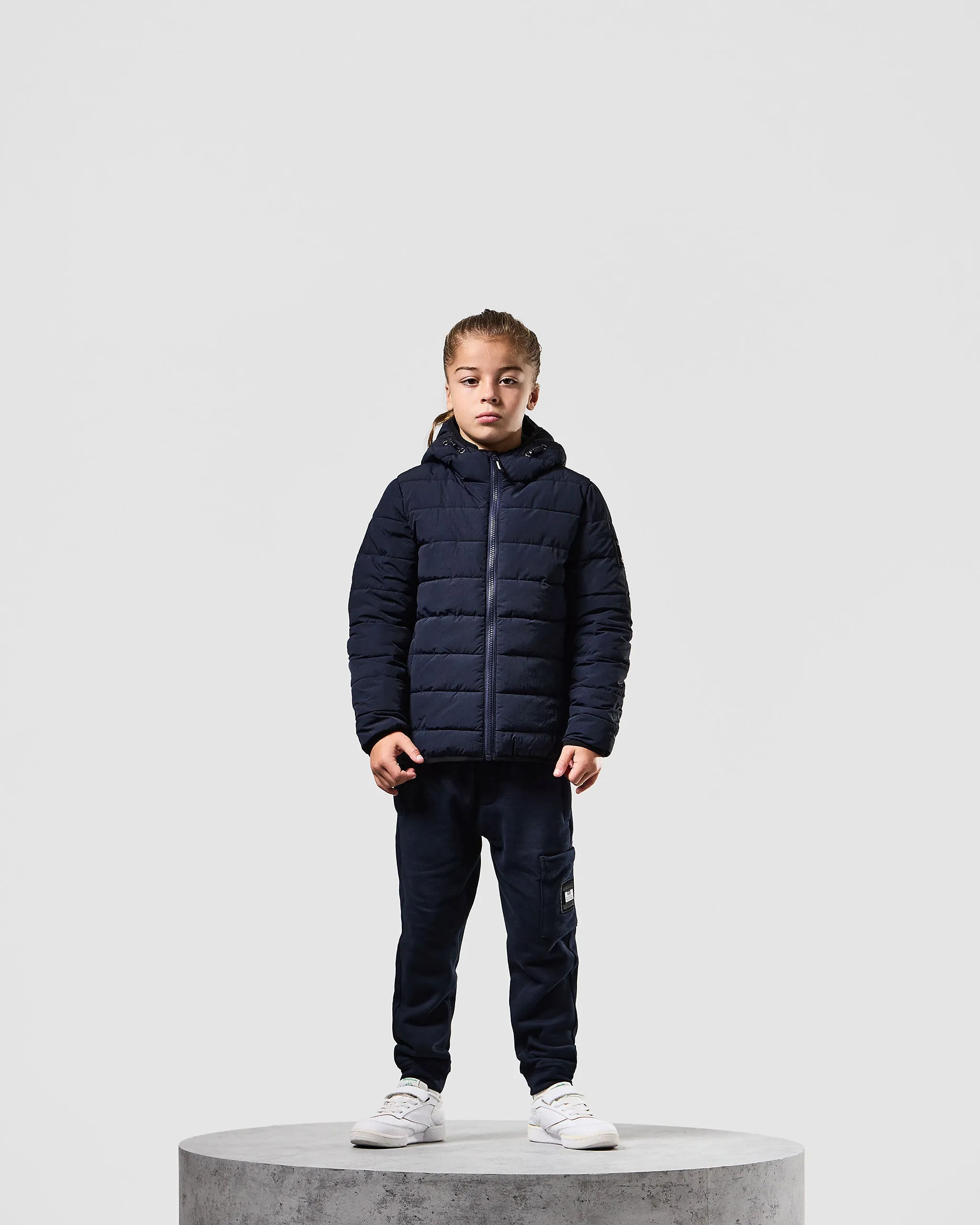 Kids La Guardia Puffer Jacket Navy