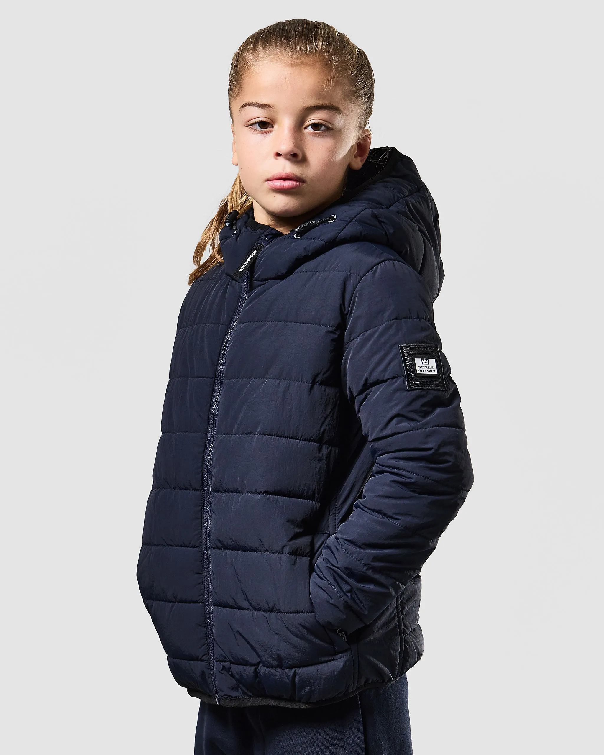 Kids La Guardia Puffer Jacket Navy