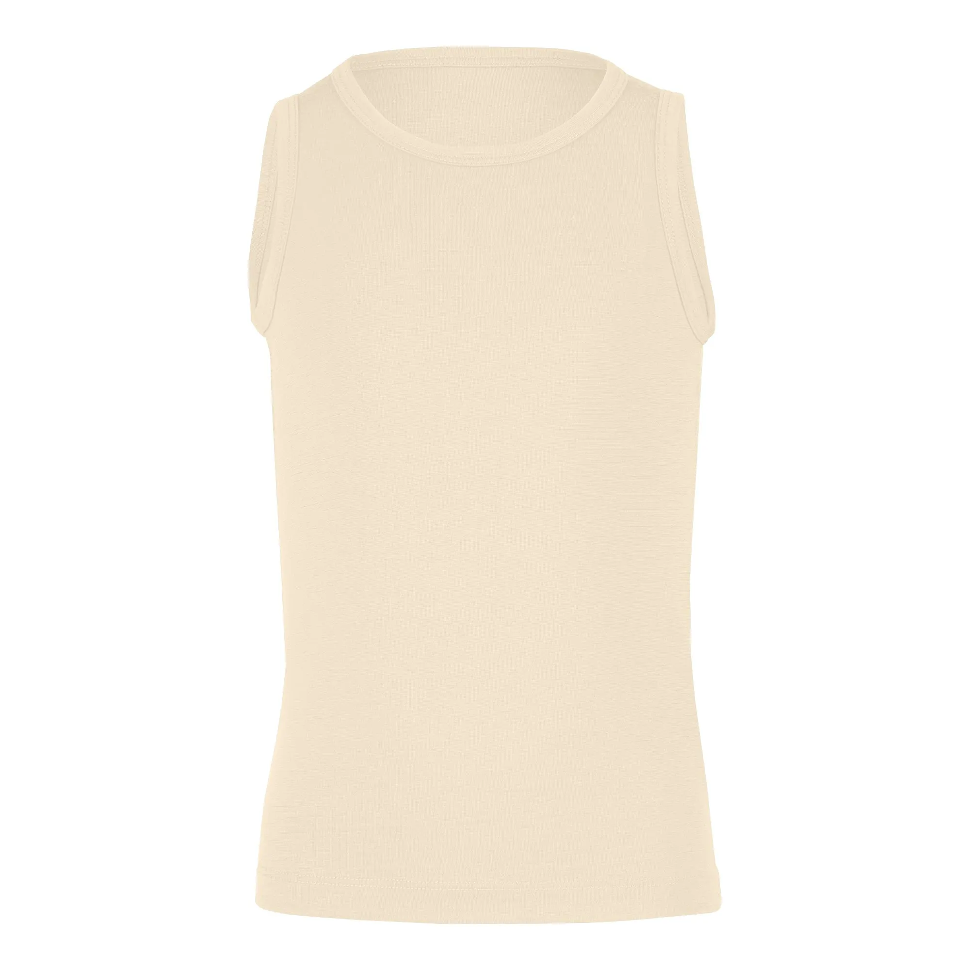 Kids' Merino Wool Singlet Tank Top Natural