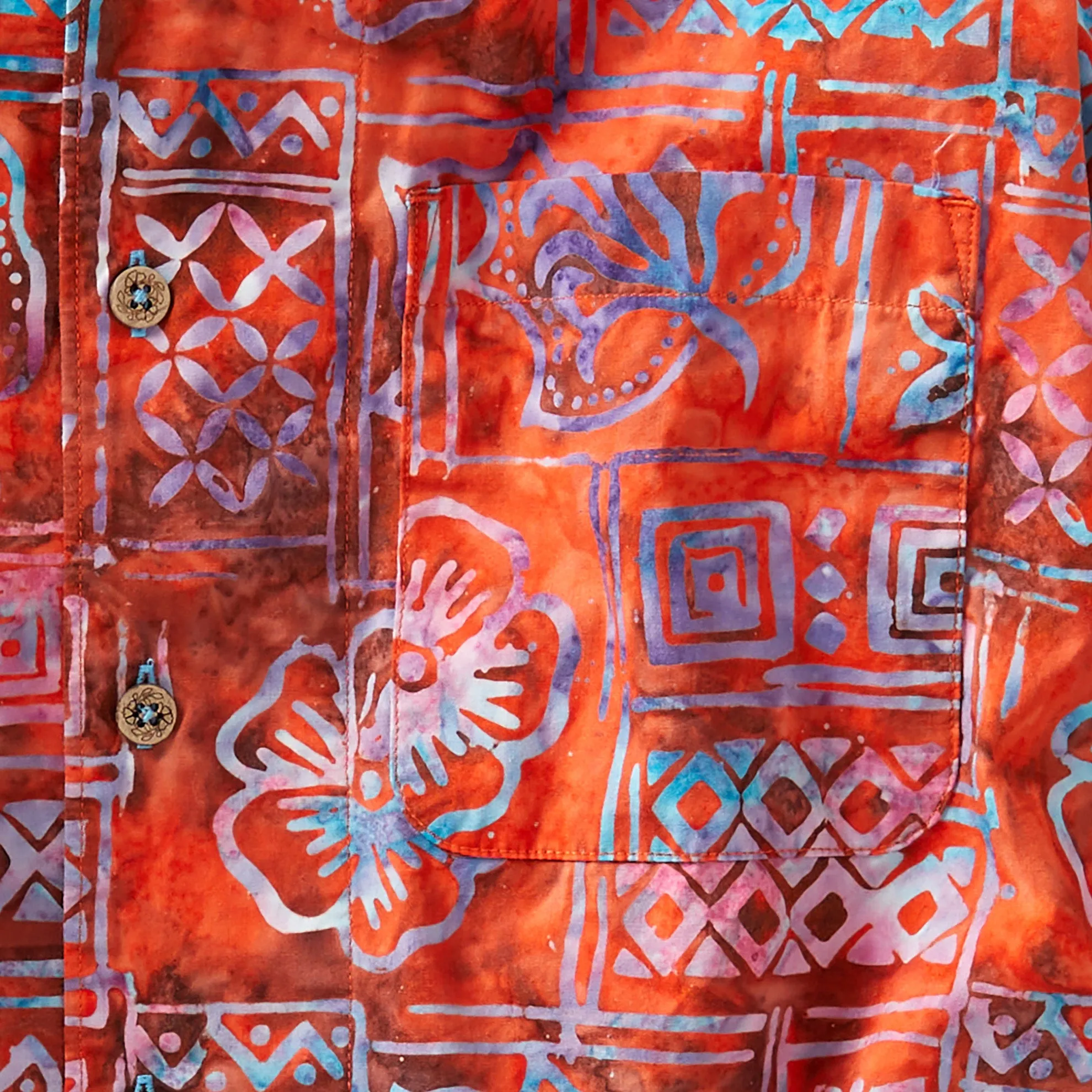 Lehua Batik Shirt