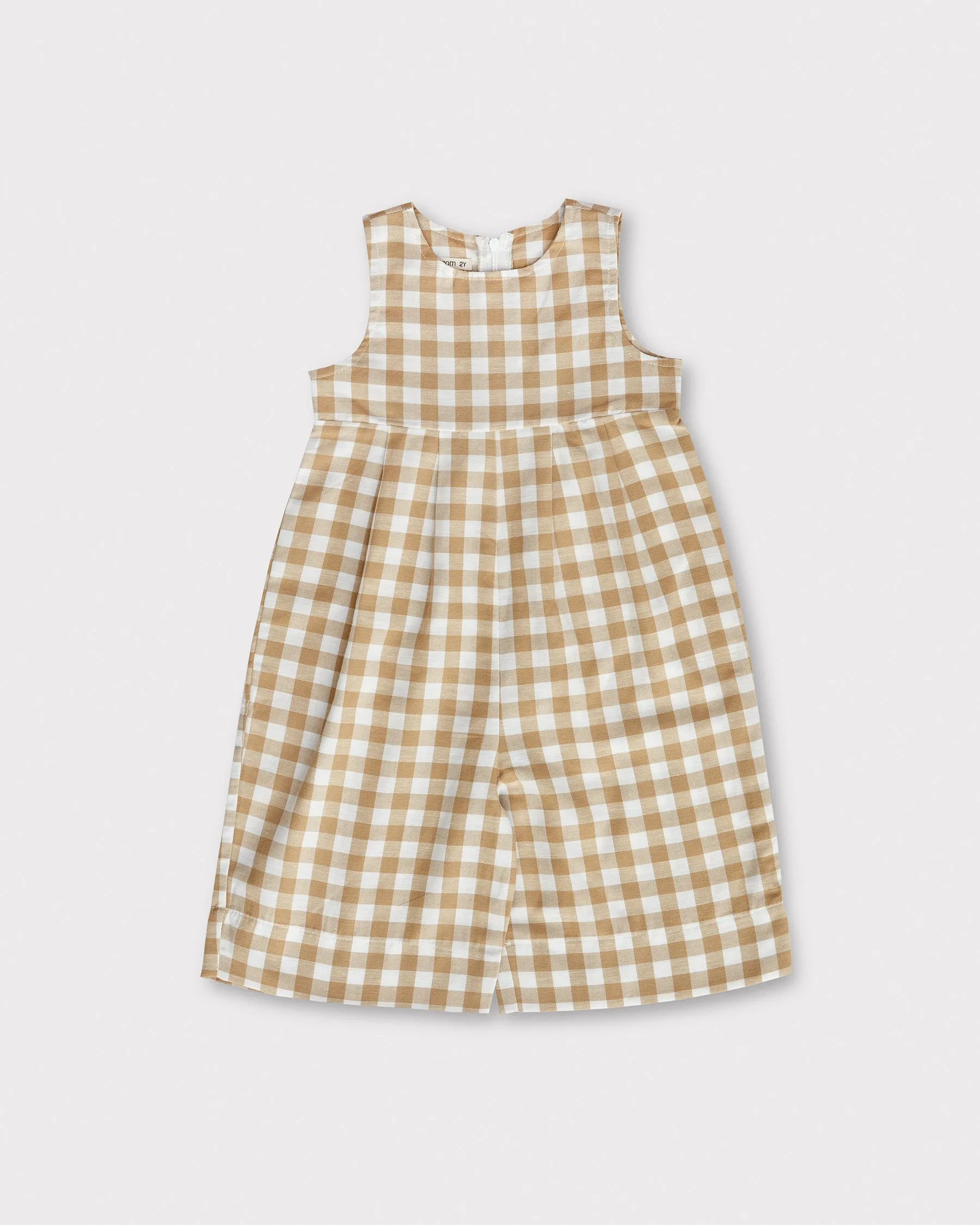 Lia Jumpsuit - Yellow Gingham