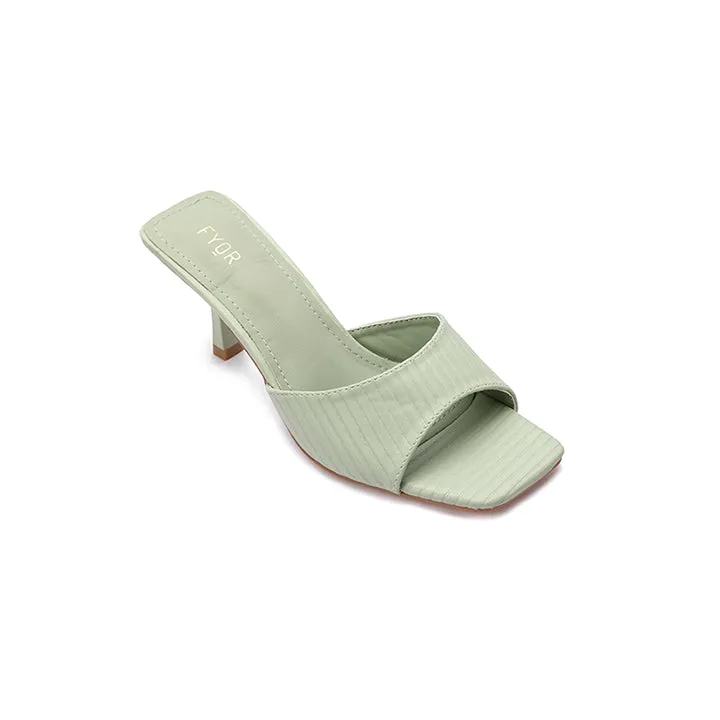 Linen Printed Heeled HL 139