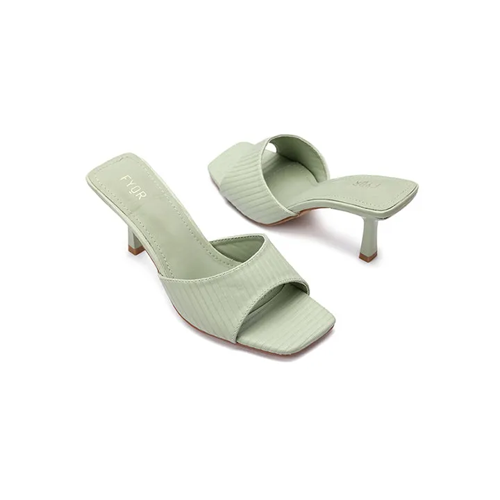 Linen Printed Heeled HL 139