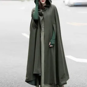 Lushine Plus Size Hooded Cloak