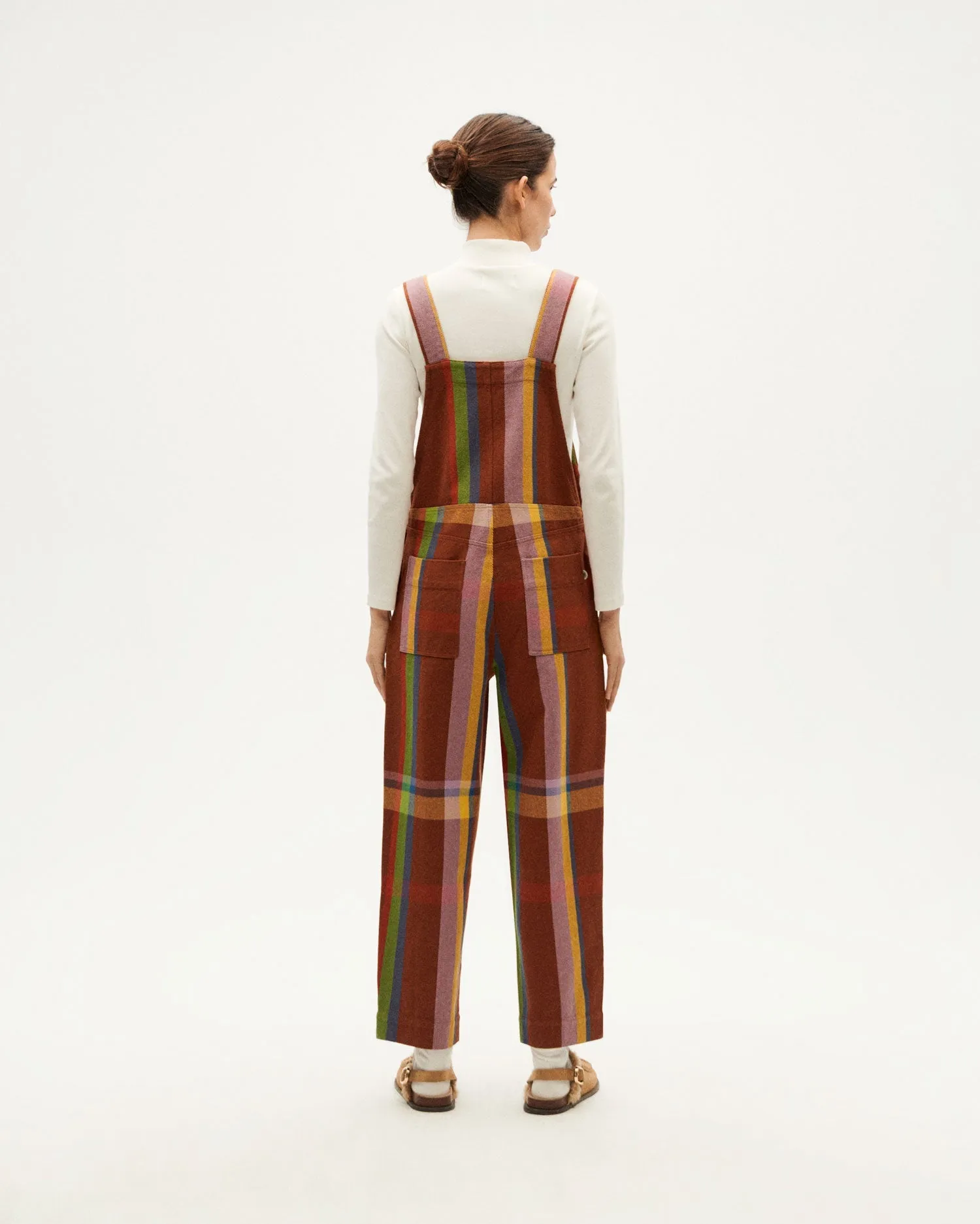 Luz Corduroy Jumpsuit Brown Charlie Blanket