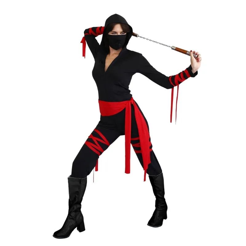 Masked Ninja Girl Costume