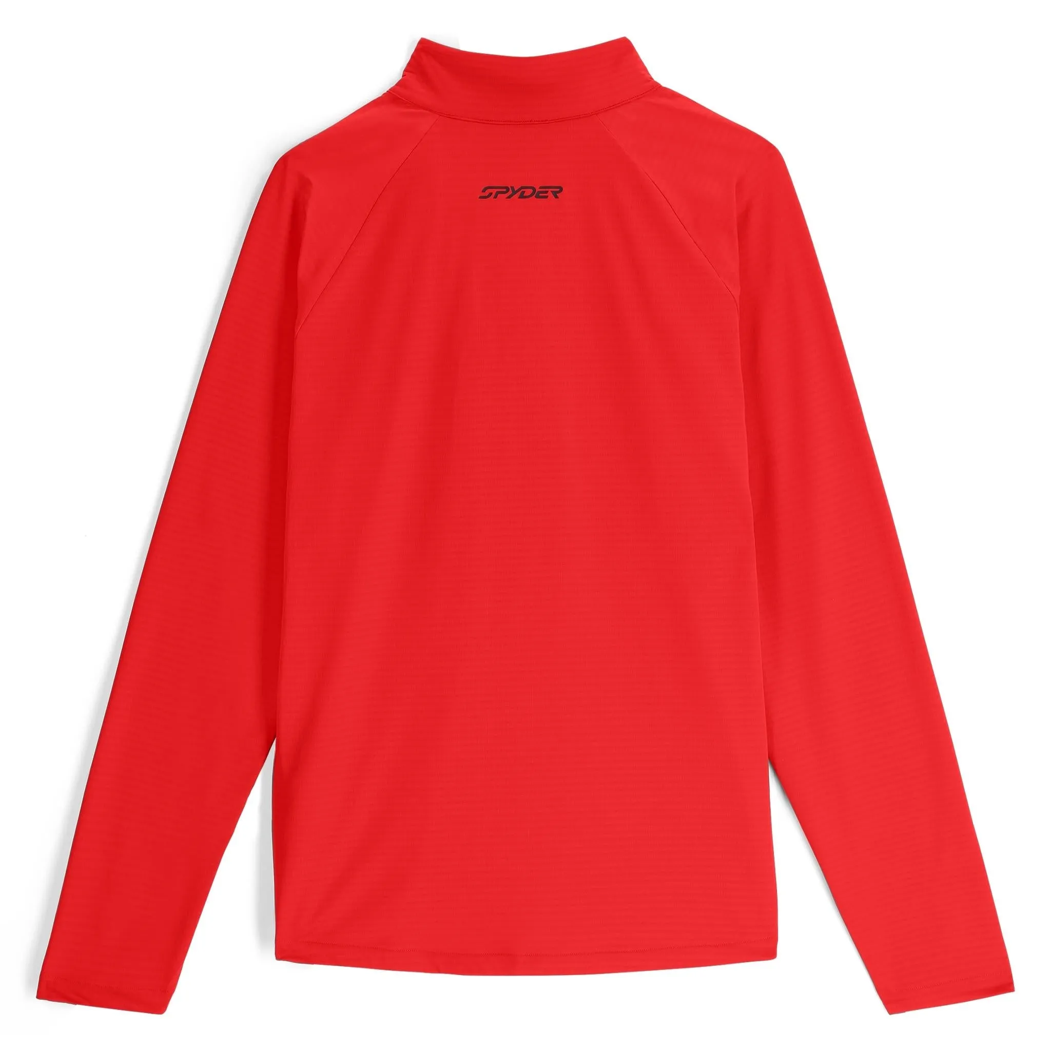 Mens Gridweb Half Zip - Spyder Red