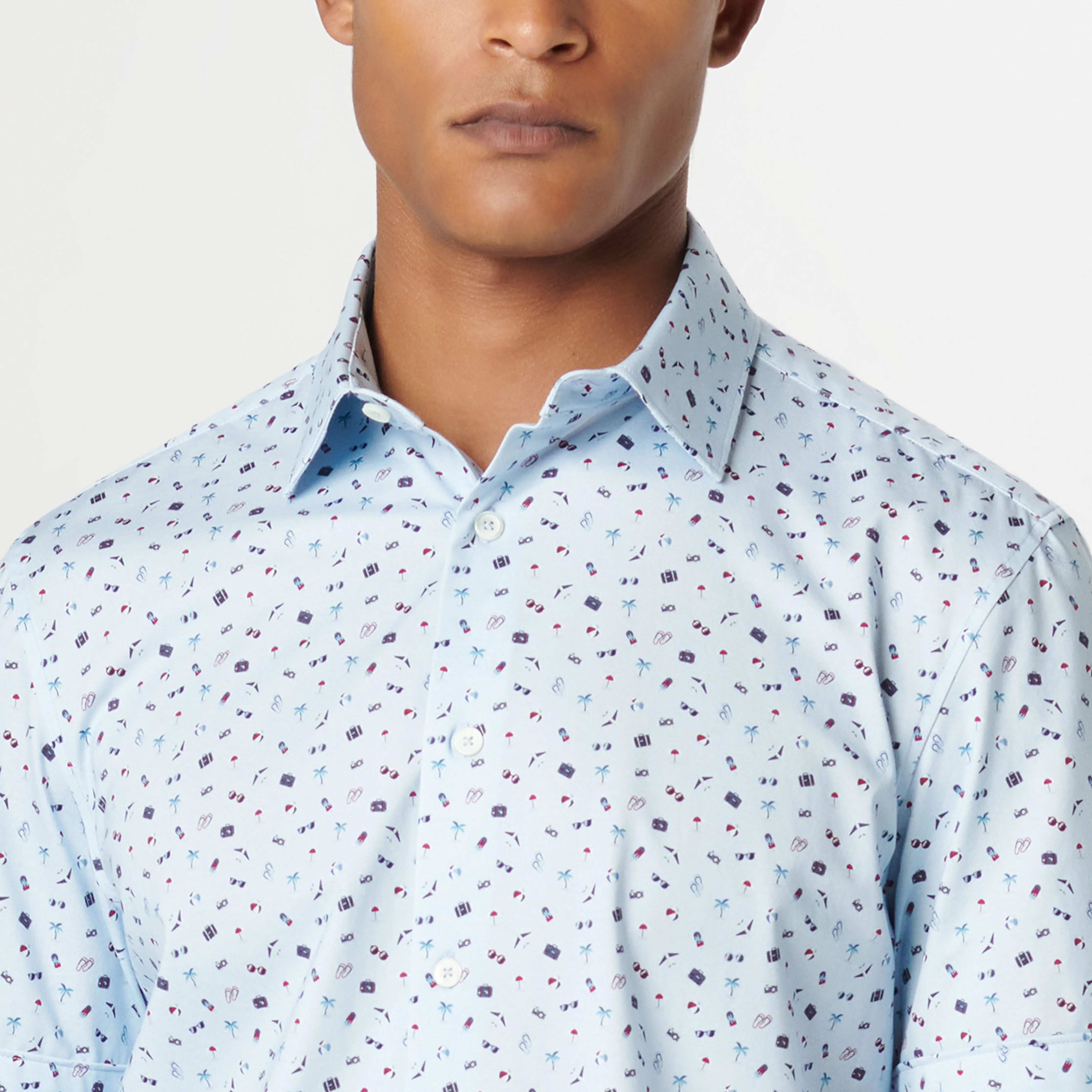 Miles Tropical OoohCotton Short Sleeve Shirt