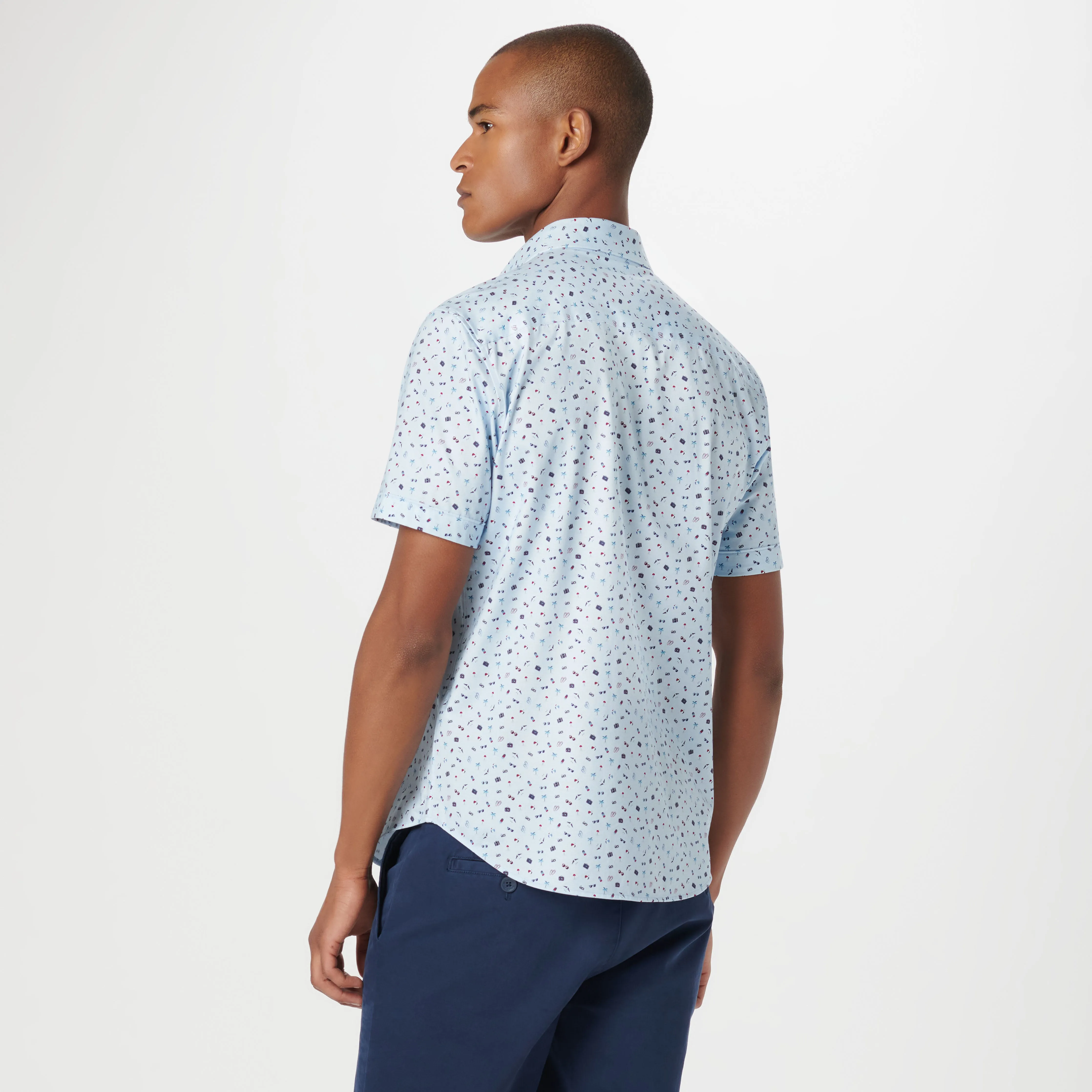 Miles Tropical OoohCotton Short Sleeve Shirt