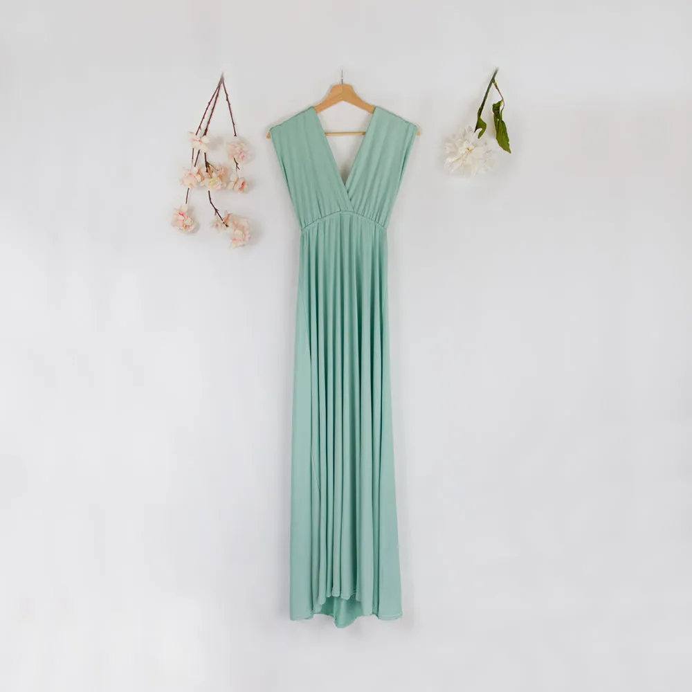 Mint Bridesmaid Maxi Dress