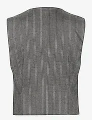 My Essential Wardrope TitoMW Vest Grey W. White Stripe