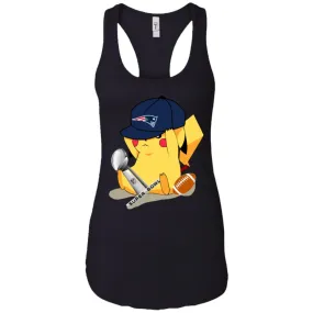 Nfl - New England Patriots Pikachu Super Bowl 2019 Football Women Tank Top