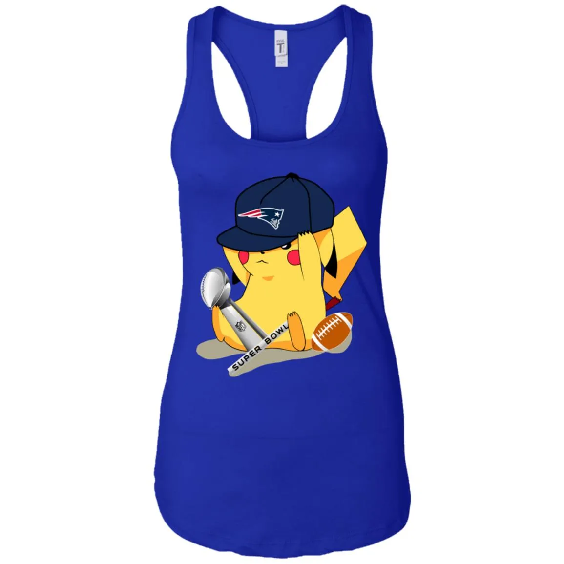 Nfl - New England Patriots Pikachu Super Bowl 2019 Football Women Tank Top