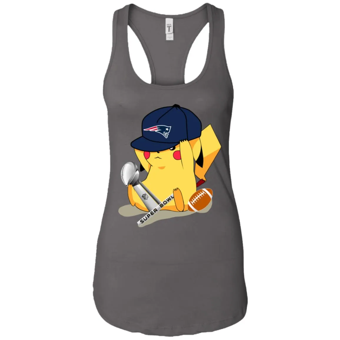 Nfl - New England Patriots Pikachu Super Bowl 2019 Football Women Tank Top