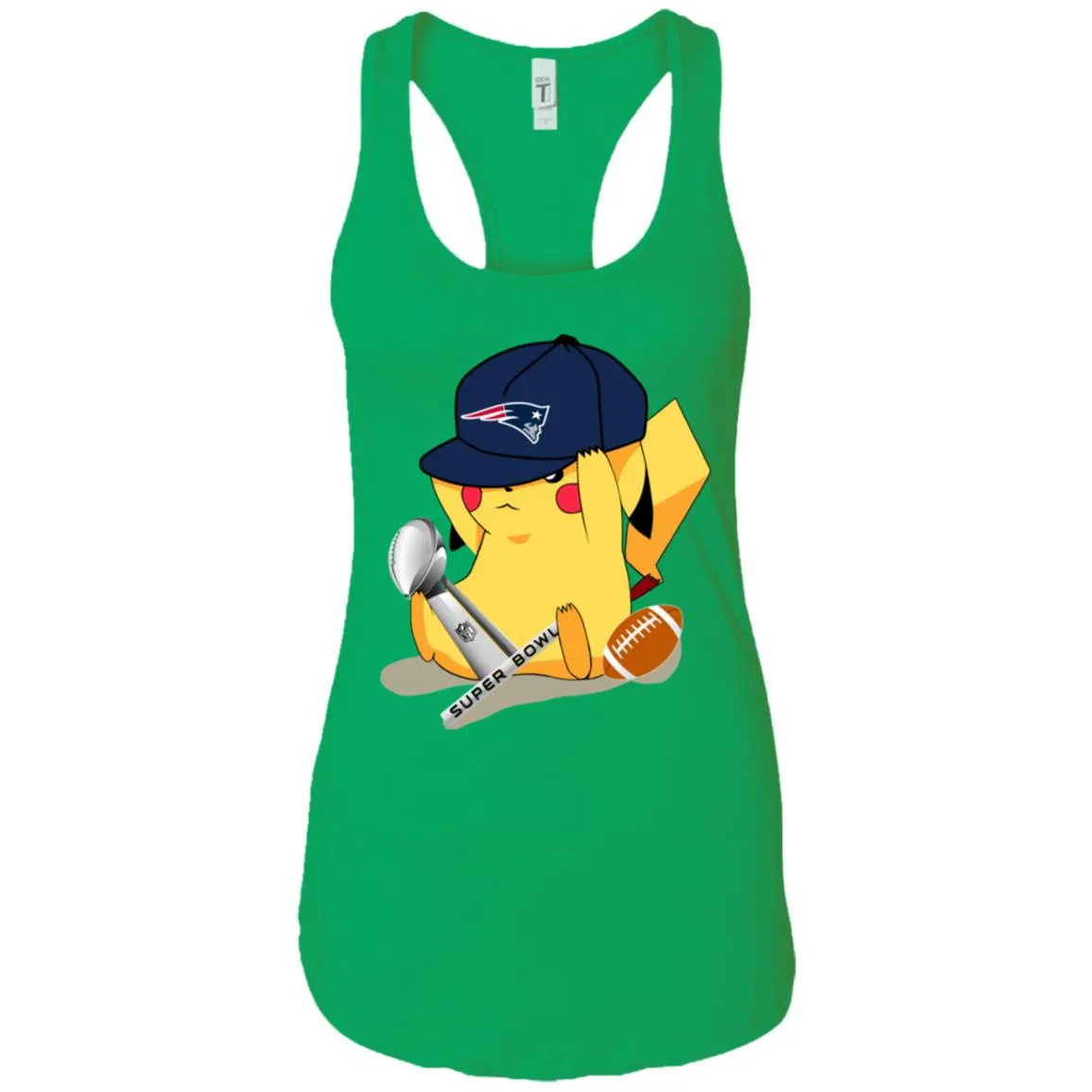 Nfl - New England Patriots Pikachu Super Bowl 2019 Football Women Tank Top