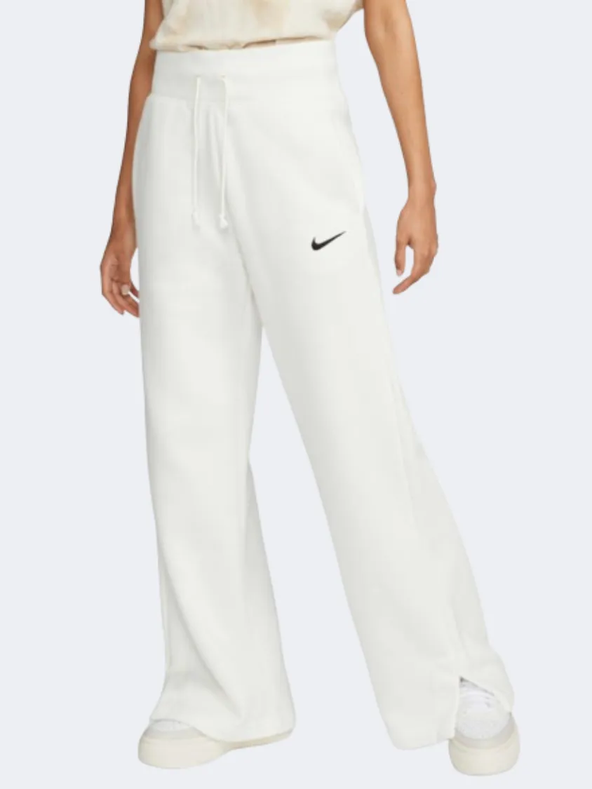 Nike Sportswear Phoenix Hr Wide Women Lifestyle Pant White