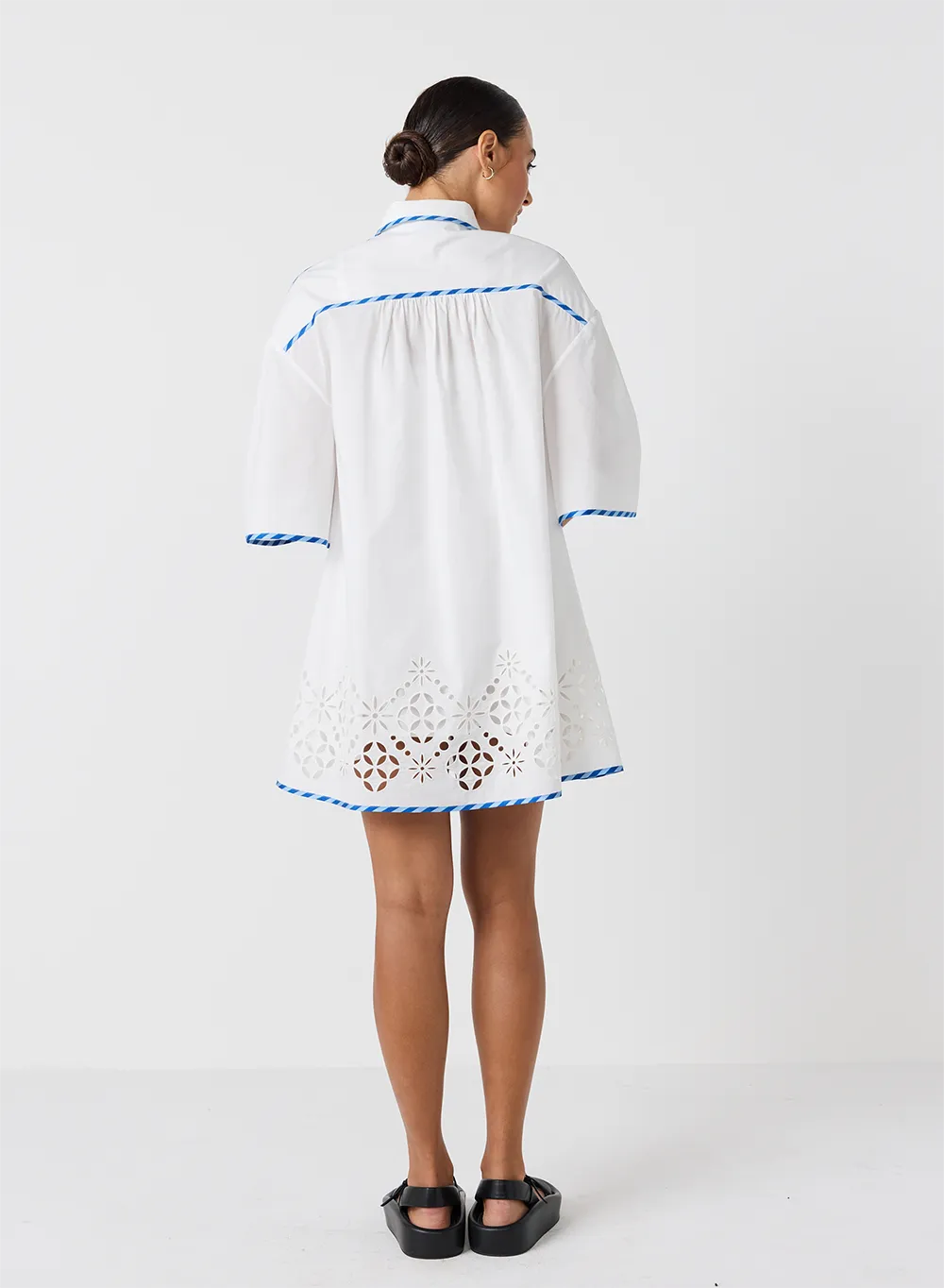 Nora Organic Cotton Smock Mini Dress