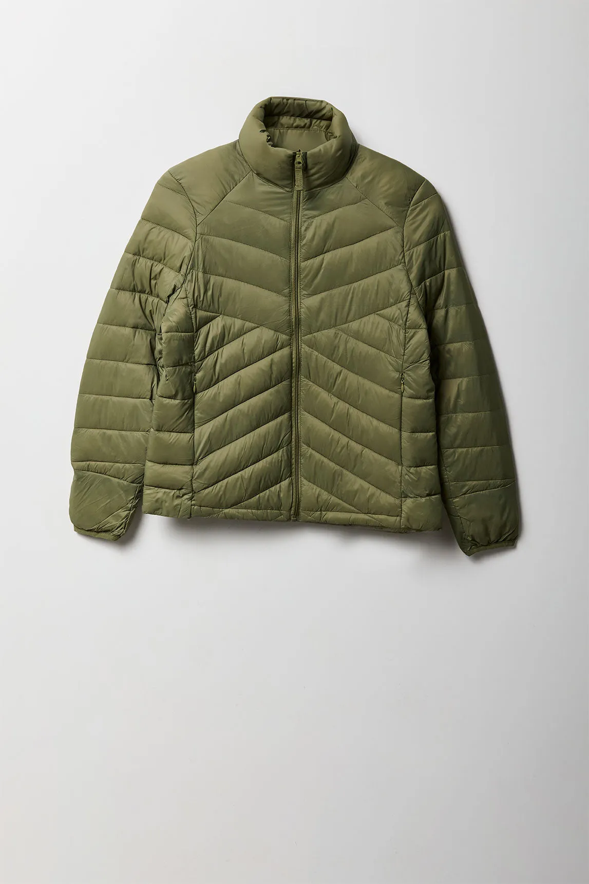 Nylon Puffer Jacket