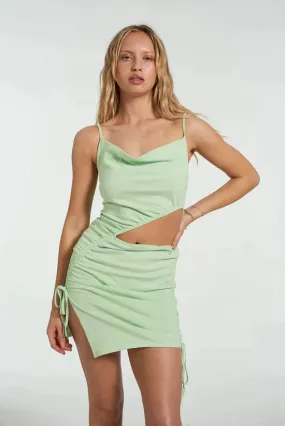 NYMPH CUT OUT MINI DRESS