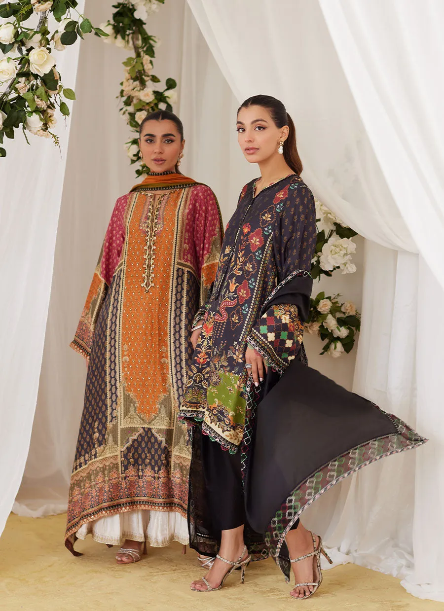 Oceea Printed Shirt And Dupatta