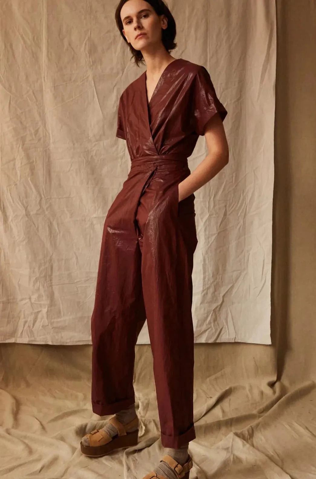 Odile Jumpsuit, Chocolate