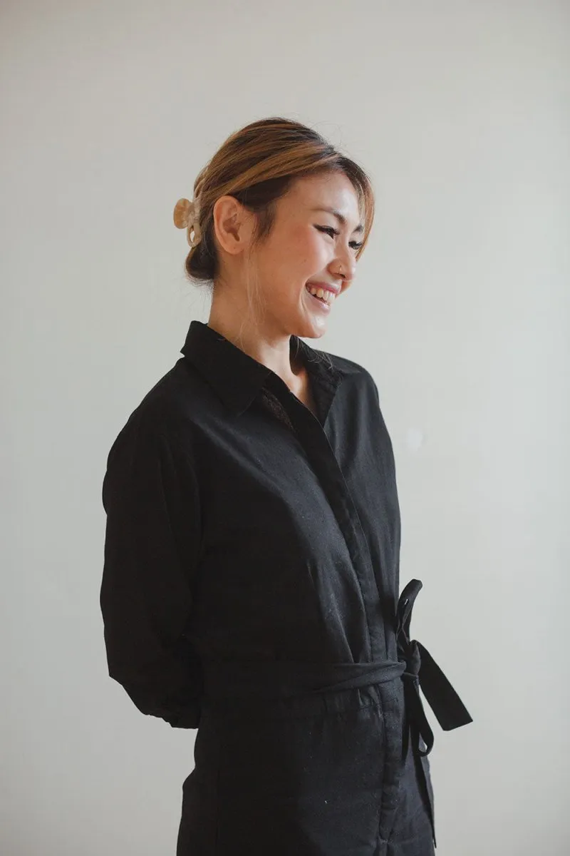 Organic Cotton Button-up Jumpsuit